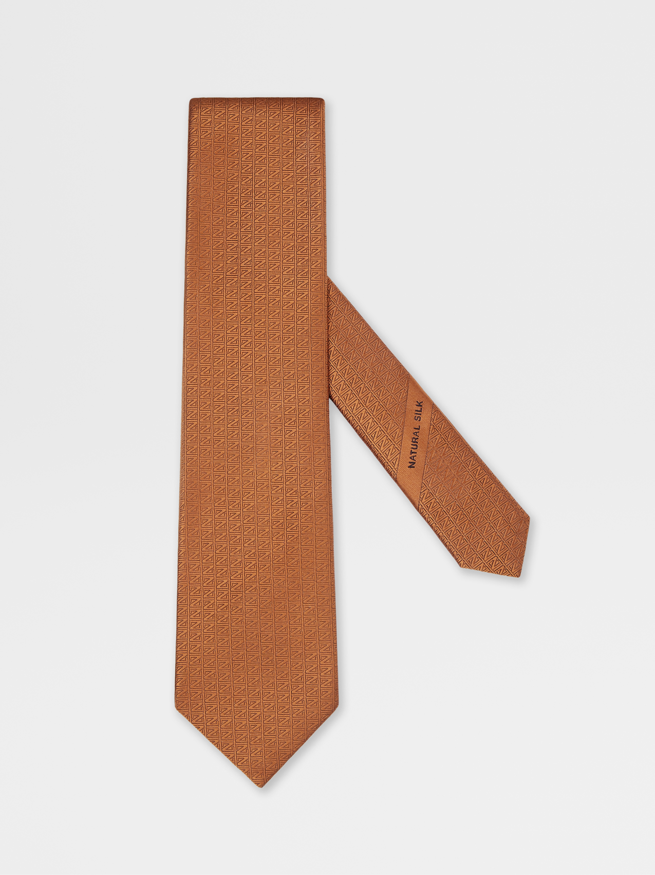 Dark Foliage Natural Silk Tie